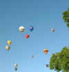 A Bunch of Balloons Color the Sky Above Billings